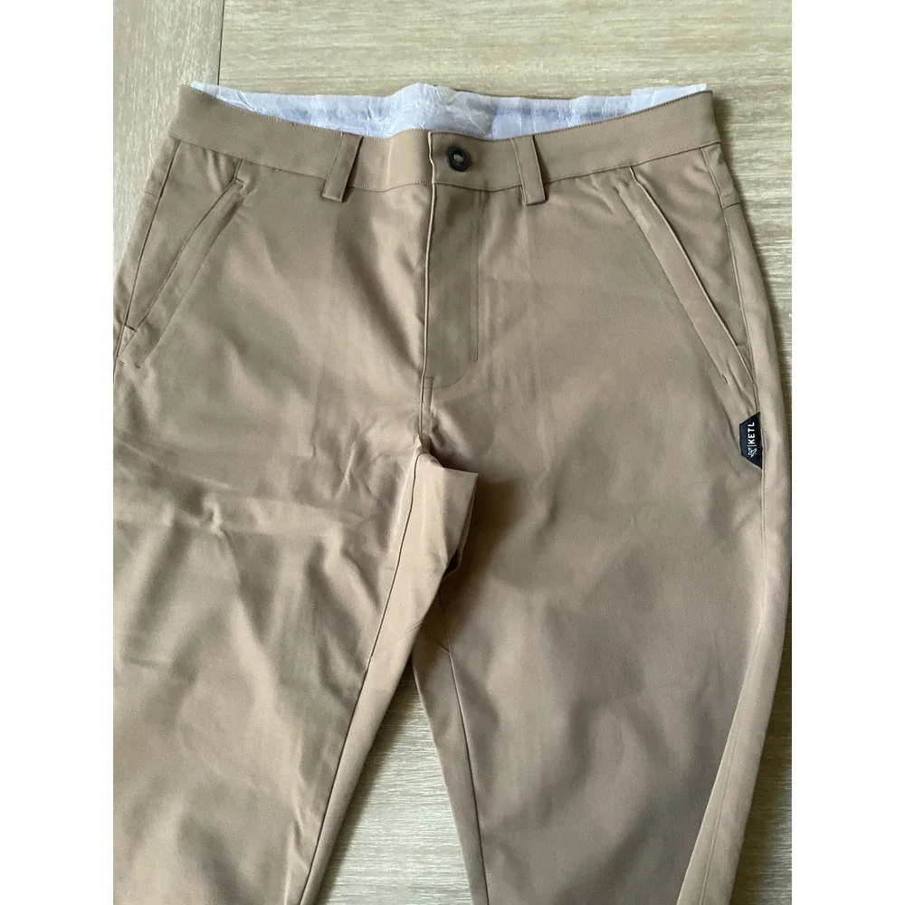 KETL Mountain Tomfoolery Chino Travel Pants Pants Brown Size 34L New With Tags